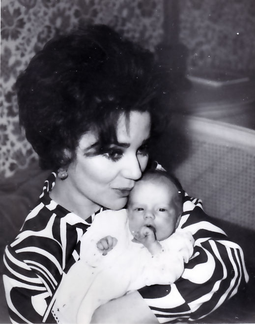 Bazlen in 1967 with daughter Marguerite