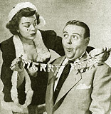 Jean Cordell gets Frazier in a festive spirit